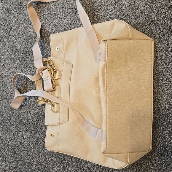 NEW Tommy Hilfiger Beige Designer Tote Bag Backpack - Picture 5 of 11